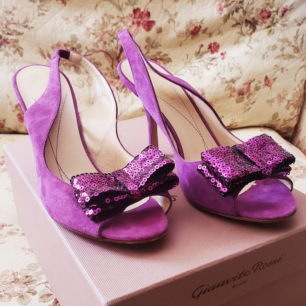 $298 Purple Slingback From Kate Spade Size 7
